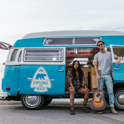 Explore The Wild Karavan Sticker - Araç StickerYapıştırma