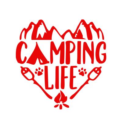 Kişiye Karavana Özel Camping Life Versiyon 2 Sticker Yapıştırma 