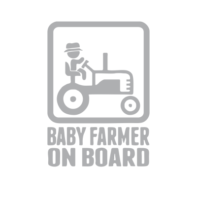 Kişiye Karavana özel çiftçi ve traktör sticker Yapıştırma 