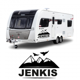 Kişiye Karavana Özel jenkıs Sticker yapıştırma 