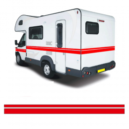 Kişiye Karavana özel uzun şerit çizgi sticker Yapıştırma 