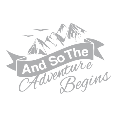 Kişiye Karavana Özel And So The Adventure Begins Sticker Yapıştırma 