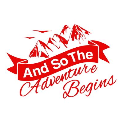 Kişiye Karavana Özel And So The Adventure Begins Sticker Yapıştırma 