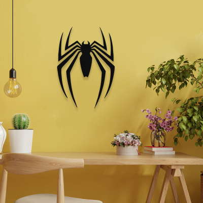 Örümcek Spider Metal Dekoratif İç Mekan İçin MetaL Tablo 50x35 Cm