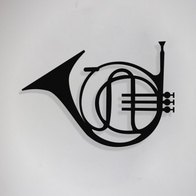 Saksafon ve Jazz Music Tasarım Metal Tablosu 65x44cm