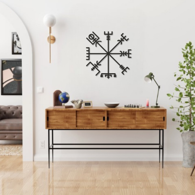 Yol Haritası Duvar Oda Ev Aksesuarı Metal Tablo 