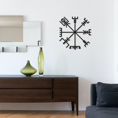 Yol Haritası Duvar Oda Ev Aksesuarı Metal Tablo 