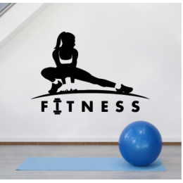 Fitness Yazısı Spor Salonu Duvar Stickerı