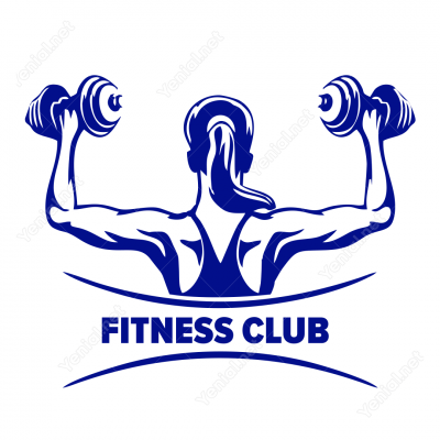 Fitness Club Sticker Yapıştırma Fitness Club Sticker Yapıştırma