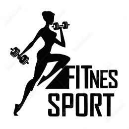 Crossfit Spor Vücut Geliştirme Fitness Sticker 