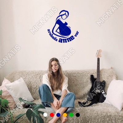 Arabada Anne Var Kız-Erkek Modifiye Araba Sticker