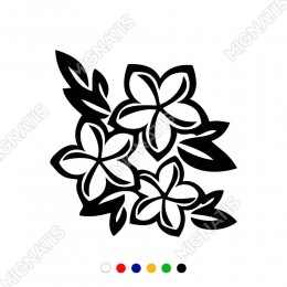 Çiçek Ve Yapraklar Duvar Modifiye Araba Sticker