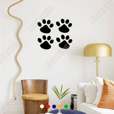 Dört Adet Kedi Patisi Sticker Yapıştırma Yapıştırma