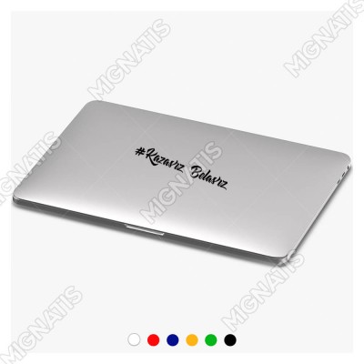 Kazasız Belasız Yazısı Araç ve Duvar İçin Sticker Yapıştırma