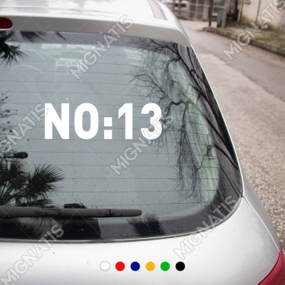 Kişiye Özel Kapı Numarası Sticker Yapıştırması