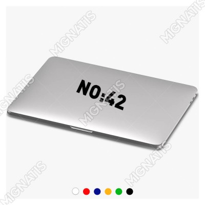 Kişiye Özel Kapı Numarası Sticker Yapıştırması