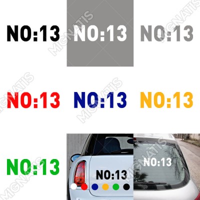Kişiye Özel Kapı Numarası Sticker Yapıştırması