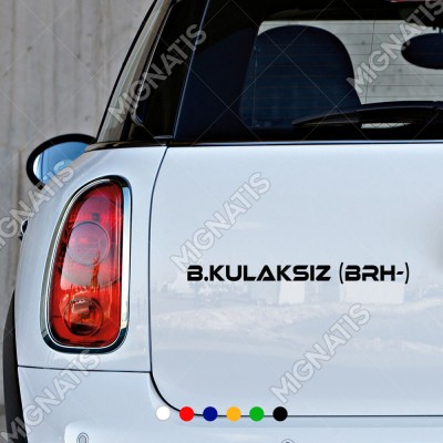 Motor ve Araç İçin Olmazsa Olmaz Seçenekli Kan Grubu Sticker
