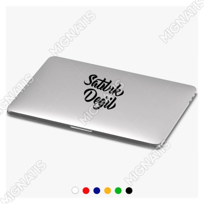 Satılık Değil Yazısı Araç ve Duvar İçin Sticker Yapıştırma