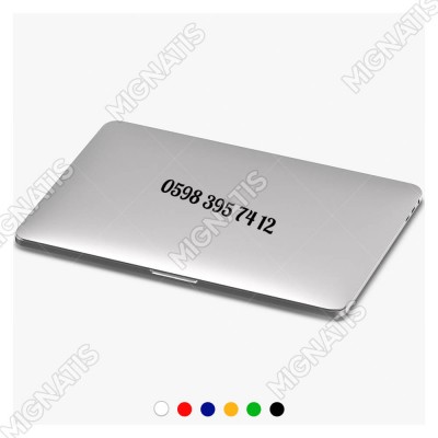Telefon Numarası Özel Sticker Araç Araba Motor Sticker 2 Adet