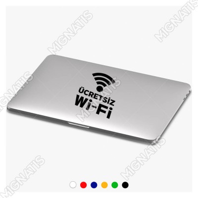 Ücretsiz Wifi Simgesi Sticker Yapıştırma