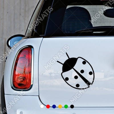 Uğur Böceği Araç Modifiye Araba Sticker