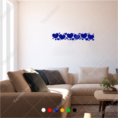 Büyüklü Küçüklü Kapler Bordür Süsleme 60x10 cm Duvar Sticker