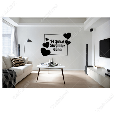 14 şubat Sevgililer Günü Çok Kalpli Sticker