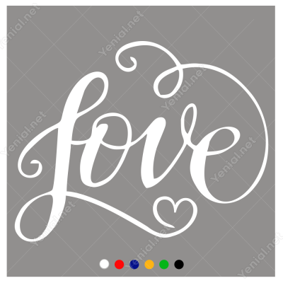 14 Şubat Sevgililer Günü Love Yazısı 110x110cm Sticker 14 Şubat Sevgililer Günü Love Yazısı 110x110cm Sticker