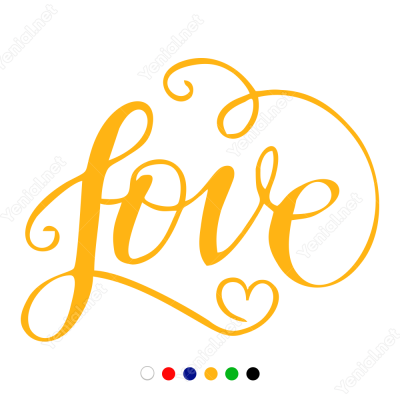 14 Şubat Sevgililer Günü Love Yazısı 110x110cm Sticker 14 Şubat Sevgililer Günü Love Yazısı 110x110cm Sticker