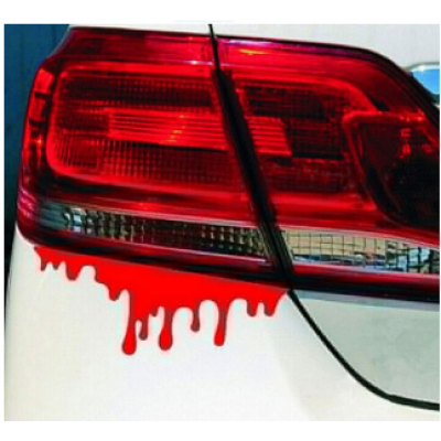 Kan Efekti Blood Stickeri Araç Farı İçin Yapıştırma Kan Efekti Blood Stickeri Araç Farı İçin Yapıştırma