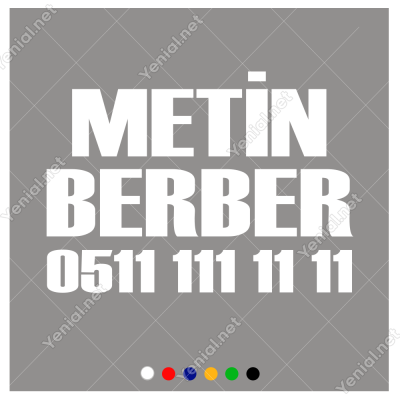Firmaya Dükkana Özel Berber Stickerı Yapıştırma Firmaya Dükkana Özel Berber Stickerı Yapıştırma