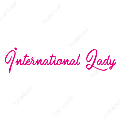 International Lady Yapıştırma Etiket 