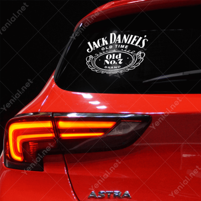 Jack Daniels Logo Sticker Yapıştırma