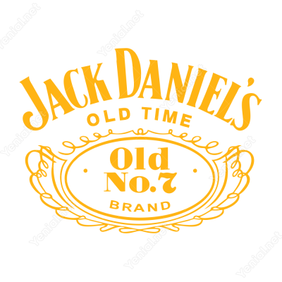 Jack Daniels Logo Sticker Yapıştırma