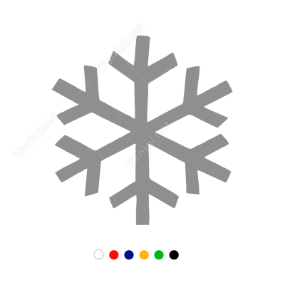 Kar Tanesi Sticker Çıkartma Kar Tanesi Sticker Çıkartma