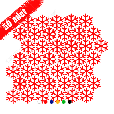 Kar Tanesi Kar Yılbaşı Süslemesi Sticker 50 Adet Çıkartma Kar Tanesi Kar Yılbaşı Süslemesi Sticker 50 Adet Çıkartma