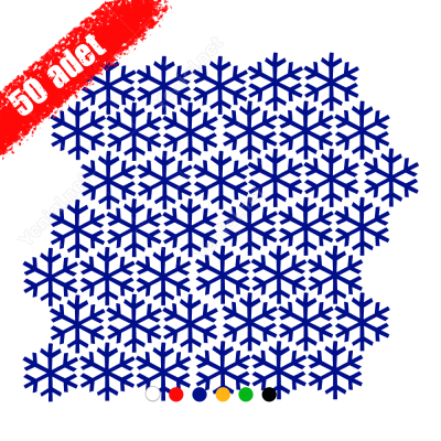Kar Tanesi Kar Yılbaşı Süslemesi Sticker 50 Adet Çıkartma Kar Tanesi Kar Yılbaşı Süslemesi Sticker 50 Adet Çıkartma
