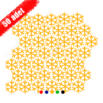Kar Tanesi Kar Yılbaşı Süslemesi Sticker 50 Adet Çıkartma Kar Tanesi Kar Yılbaşı Süslemesi Sticker 50 Adet Çıkartma