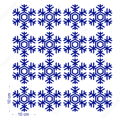 Kartanesi Duvar Cam Stickerı 16 Adet