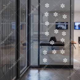 Kartanesi Duvar Cam Stickerı 16 Adet