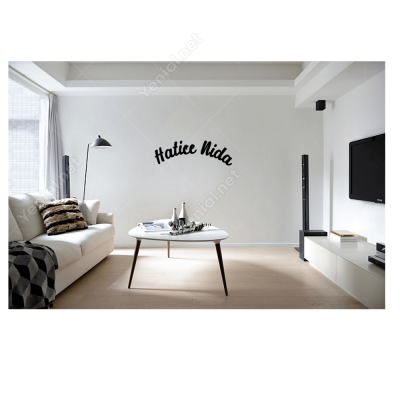 Kişiye Özel Seçenek Oval İsim Sticker Etiket Çıkartma