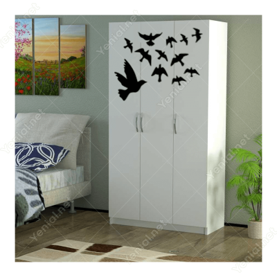 Kuş Sürüsü Uçuşan Kuşlar Serisi Duvar Sticker Yapıştırma Kuş Sürüsü Uçuşan Kuşlar Serisi Duvar Sticker Yapıştırma