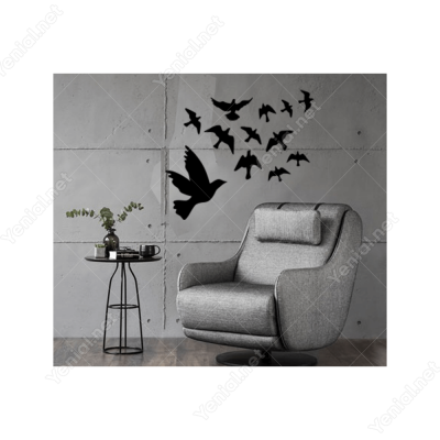 Kuş Sürüsü Uçuşan Kuşlar Serisi Duvar Sticker Yapıştırma Kuş Sürüsü Uçuşan Kuşlar Serisi Duvar Sticker Yapıştırma