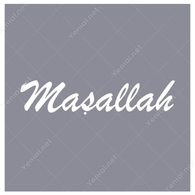 Maşallah Etiket Sticker