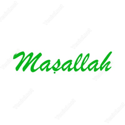 Maşallah Etiket Sticker