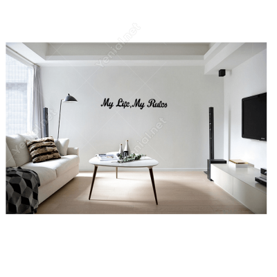 My Lifle My Rules Etiket Stiker Yapıştırma My Lifle My Rules Etiket Stiker Yapıştırma