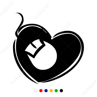 Sevgililer Günü Kalp Motifi 115x100cm Yapıştırma