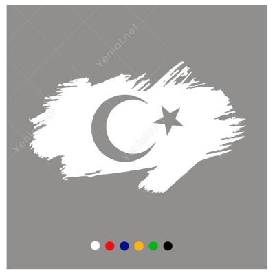 Türk Bayrağı 3 Araç - Motosiklet Sticker Çıkartma Türk Bayrağı 3 Araç - Motosiklet Sticker Çıkartma