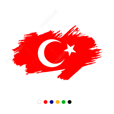 Türk Bayrağı 3 Araç - Motosiklet Sticker Çıkartma Türk Bayrağı 3 Araç - Motosiklet Sticker Çıkartma